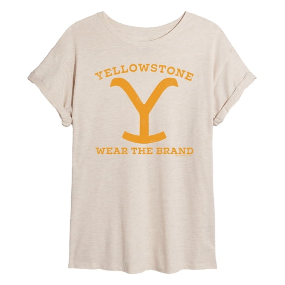 Yellowstone - Wear The Brand Y - Juniors Ideal Flowy Muscle T-Shirt
