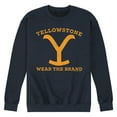 thumbnail image 1 of Yellowstone - Wear The Brand Y - Men's Crew Neck Fleece Pullover, 1 of 6