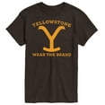 thumbnail image 1 of Yellowstone - Wear The Brand Y - Men's Short Sleeve Graphic T-Shirt, 1 of 5