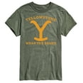 thumbnail image 1 of Yellowstone - Wear The Brand Y - Men's Short Sleeve Graphic T-Shirt, 1 of 6