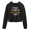 thumbnail image 1 of Yellowstone  - What Would Beth Dutton Do - Juniors Cropped Pullover Hoodie, 1 of 6