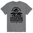 thumbnail image 1 of Yellowstone - Wheelers Train Station - Men's Short Sleeve Graphic T-Shirt, 1 of 5