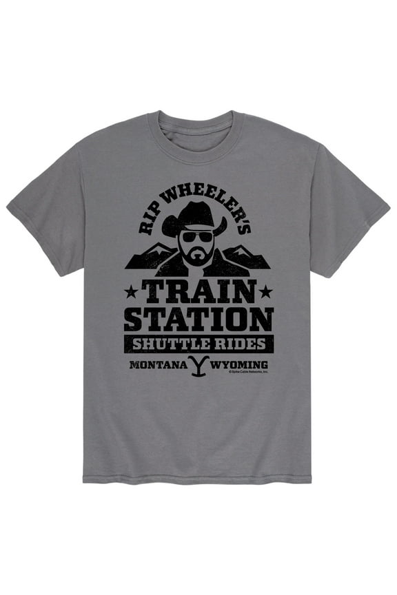 - Wheelers Train Station - Men's Short Sleeve Graphic T-Shirt