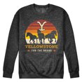 thumbnail image 1 of Yellowstone - Wild Horses - Men's Crew Neck Fleece Pullover, 1 of 6