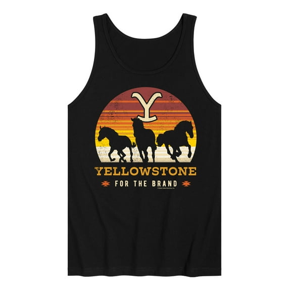 Yellowstone - Wild Horses - Men's Jersey Tank Top
