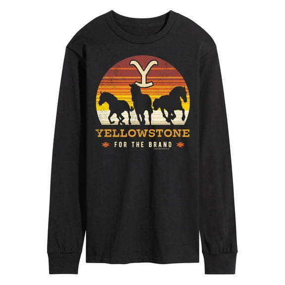 Yellowstone - Wild Horses - Men's Long Sleeve T-Shirt