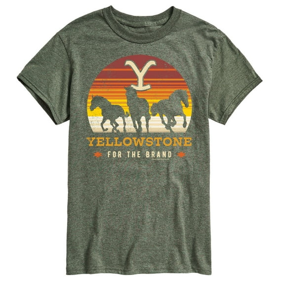 Yellowstone - Wild Horses - Men's Short Sleeve Graphic T-Shirt