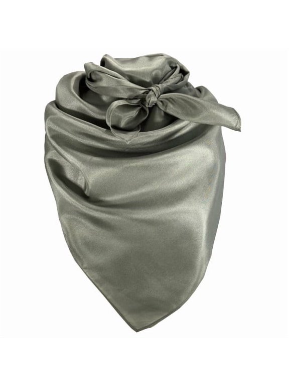 (Brand) 100% silk western scarf/bandana Dusty Sage