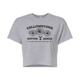 thumbnail image 1 of Yellowstone  - Wildflowers  - Juniors Cropped Cotton Blend T-Shirt, 1 of 6