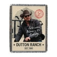 thumbnail image 1 of Yellowstone Winning Or Learning Woven Tapestry Throw Blanket, 1 of 4