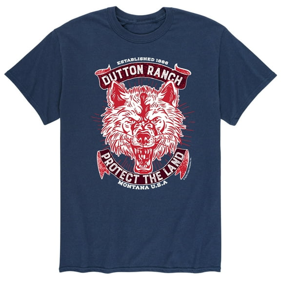 Yellowstone - Wolf Protect The Land - Men's Short Sleeve Graphic T-Shirt