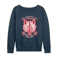 thumbnail image 1 of Yellowstone - Wolf Protect The Land - Women's Lightweight French Terry Long Sleeve Shirt, 1 of 5