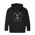 thumbnail image 1 of Yellowstone - Y Brand Barbed Wire - Men's Pullover Hooded Fleece Sweatshirt, 1 of 5