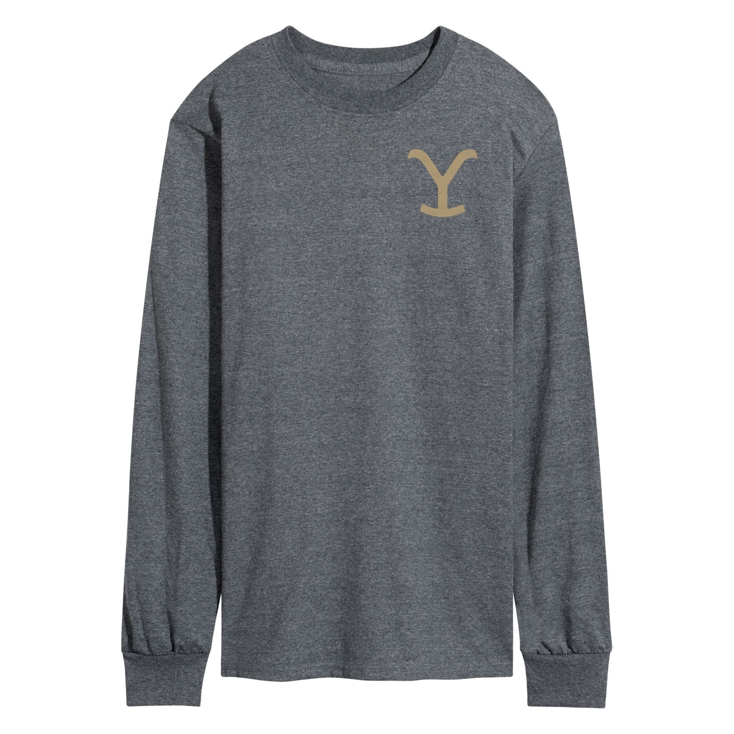 Yellowstone Y Brand Left Chest Men's Long Sleeve TShirt