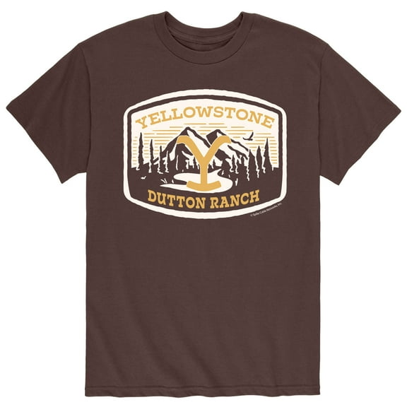 Yellowstone - Y Brand Nature Scene Logo - Men's Short Sleeve Graphic T-Shirt