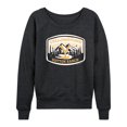 thumbnail image 1 of Yellowstone - Y Brand Nature Scene Logo - Women's Lightweight French Terry Long Sleeve Shirt, 1 of 5