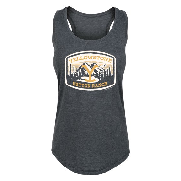 Yellowstone - Y Brand Nature Scene Logo - Women's Racerback Tank Top