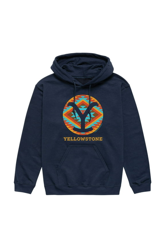 - Y Brand Saddle Blanket - Men's Pullover Hooded Fleece Sweatshirt