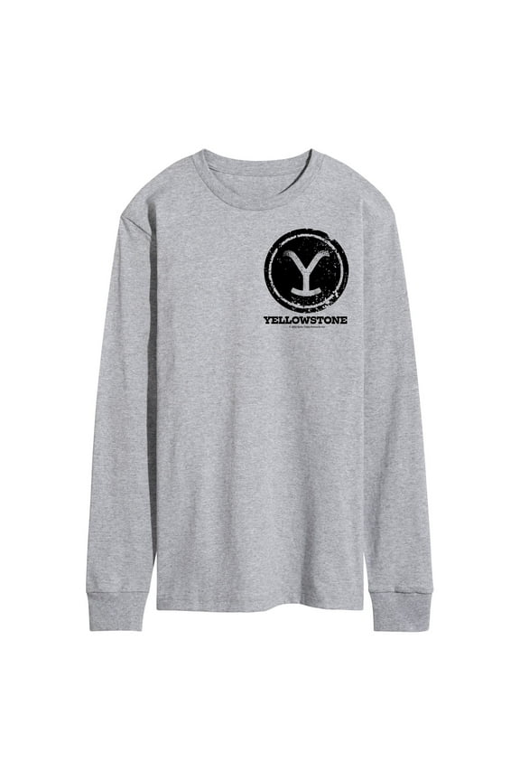 - Y Brand Stamp Oversized - Men's Long Sleeve T-Shirt