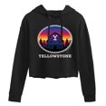 thumbnail image 1 of Yellowstone  - Y Brand Sunset  - Juniors Cropped Pullover Hoodie, 1 of 6