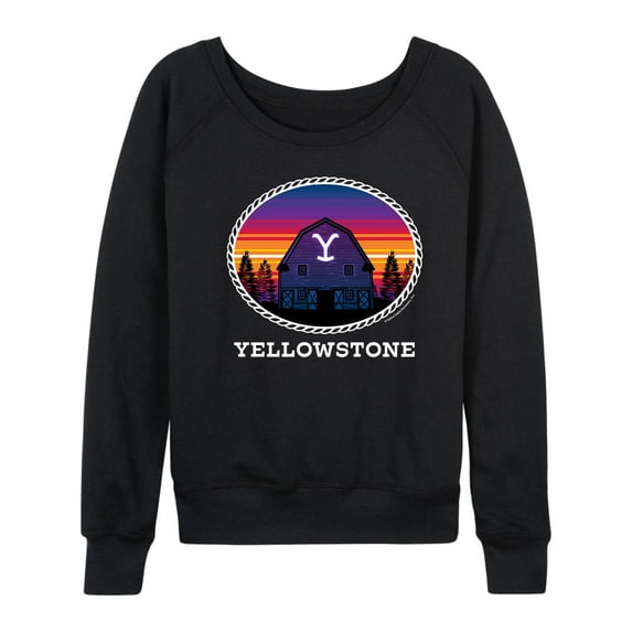 Yellowstone - Y Brand Sunset - Women's Lightweight French Terry Long Sleeve Shirt