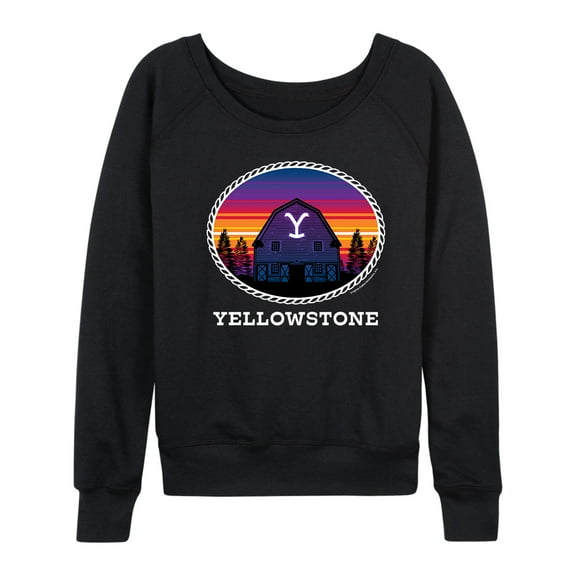 Yellowstone - Y Brand Sunset - Women's Lightweight French Terry Long Sleeve Shirt