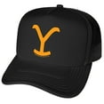 thumbnail image 1 of Yellowstone Y Logo Foam Snapback Trucker Hat - Unisex for Men and Women, 1 of 5