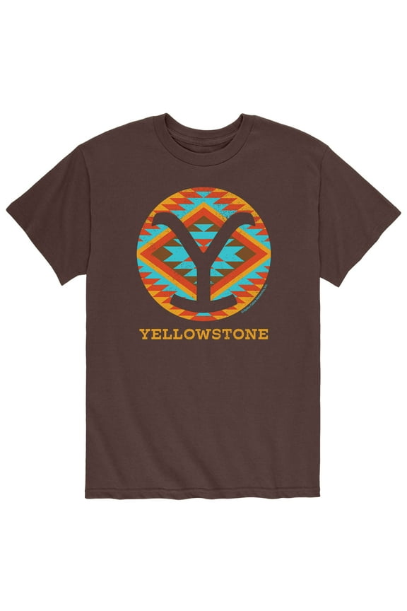 - Y Logo Saddle Blanket - Men's Short Sleeve Graphic T-Shirt