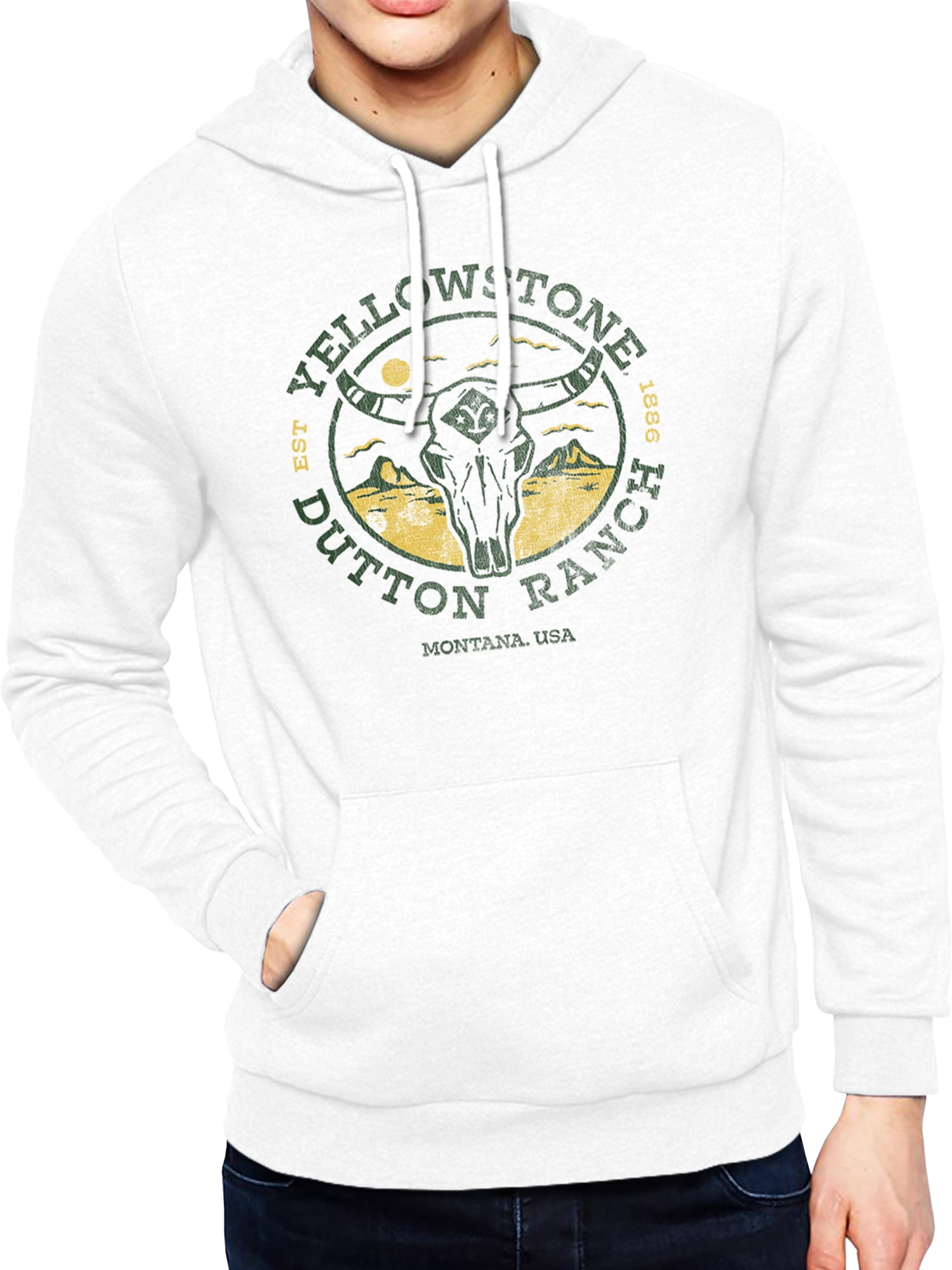 Yellowstone Y Steer Apparel, Mens Graphic Hoodie Sweatshirt, Sizes S