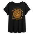 thumbnail image 1 of Yellowstone - Yellowstone Collegiate - Women's Oversized Graphic T-Shirt, 1 of 6