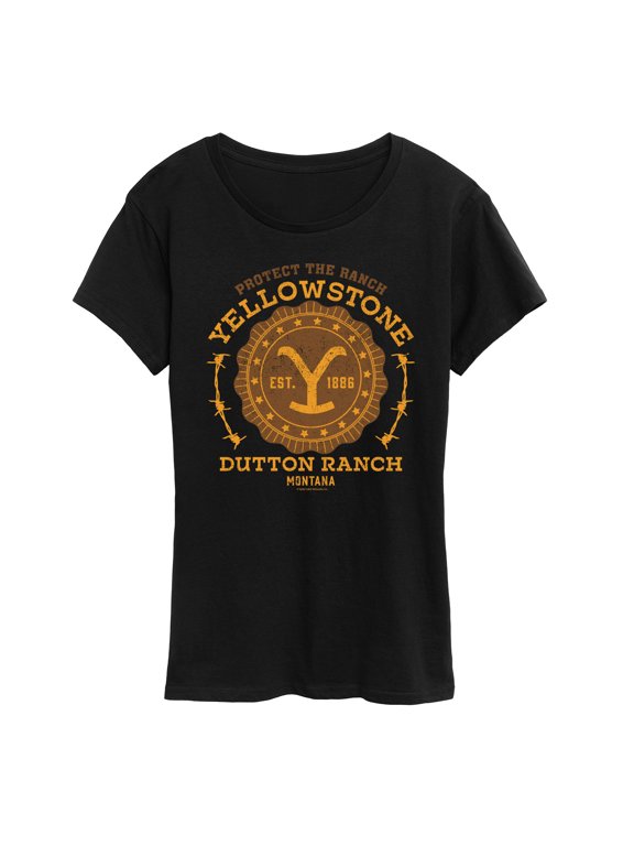 - Protect The Ranch Collegiate Logo Women's Short Sleeve Graphic T-Shirt