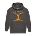 thumbnail image 1 of Yellowstone - Yellowstone Dutton Bravado Gold - Men's Pullover Hooded Fleece Sweatshirt, 1 of 5