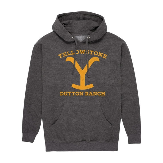 Yellowstone - Yellowstone Dutton Bravado Gold - Men's Pullover Hooded Fleece Sweatshirt