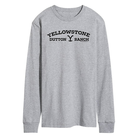 Yellowstone - Yellowstone Dutton Logo - Men's Long Sleeve T-Shirt