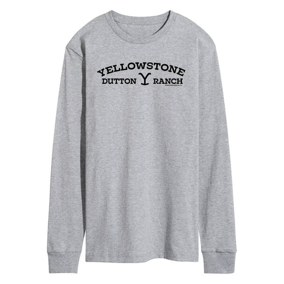 Yellowstone - Yellowstone Dutton Logo - Men's Long Sleeve T-Shirt