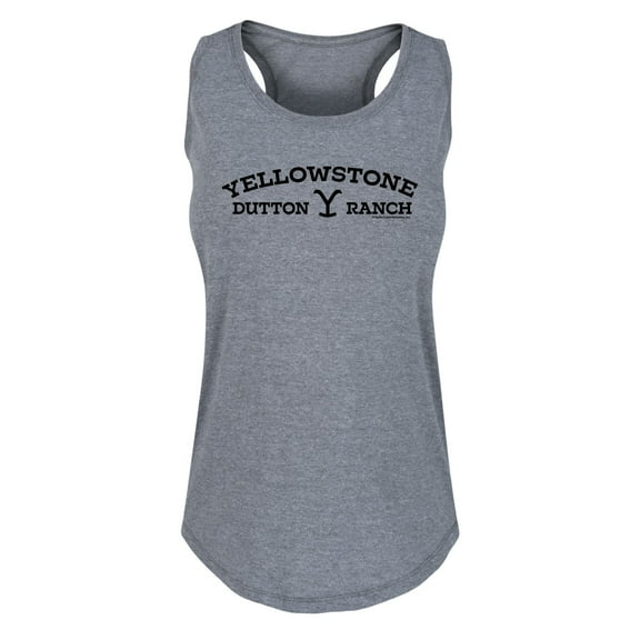 Yellowstone - Yellowstone Dutton Logo - Women's Racerback Tank Top