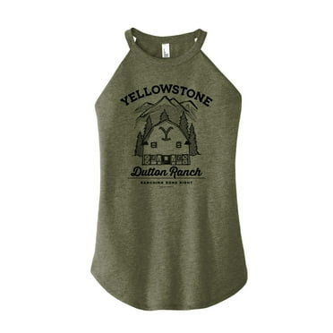 Yellowstone - Yellowstone Dutton Ranch - Juniors High Neck Tank Top