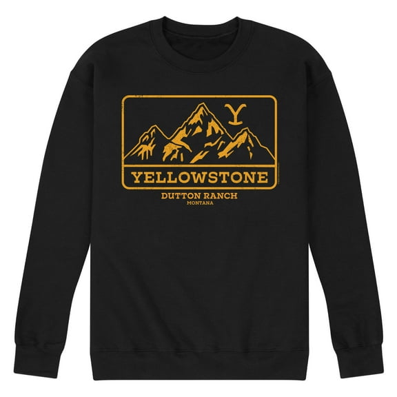Yellowstone - Yellowstone Dutton Ranch - Men's Crew Neck Fleece Pullover