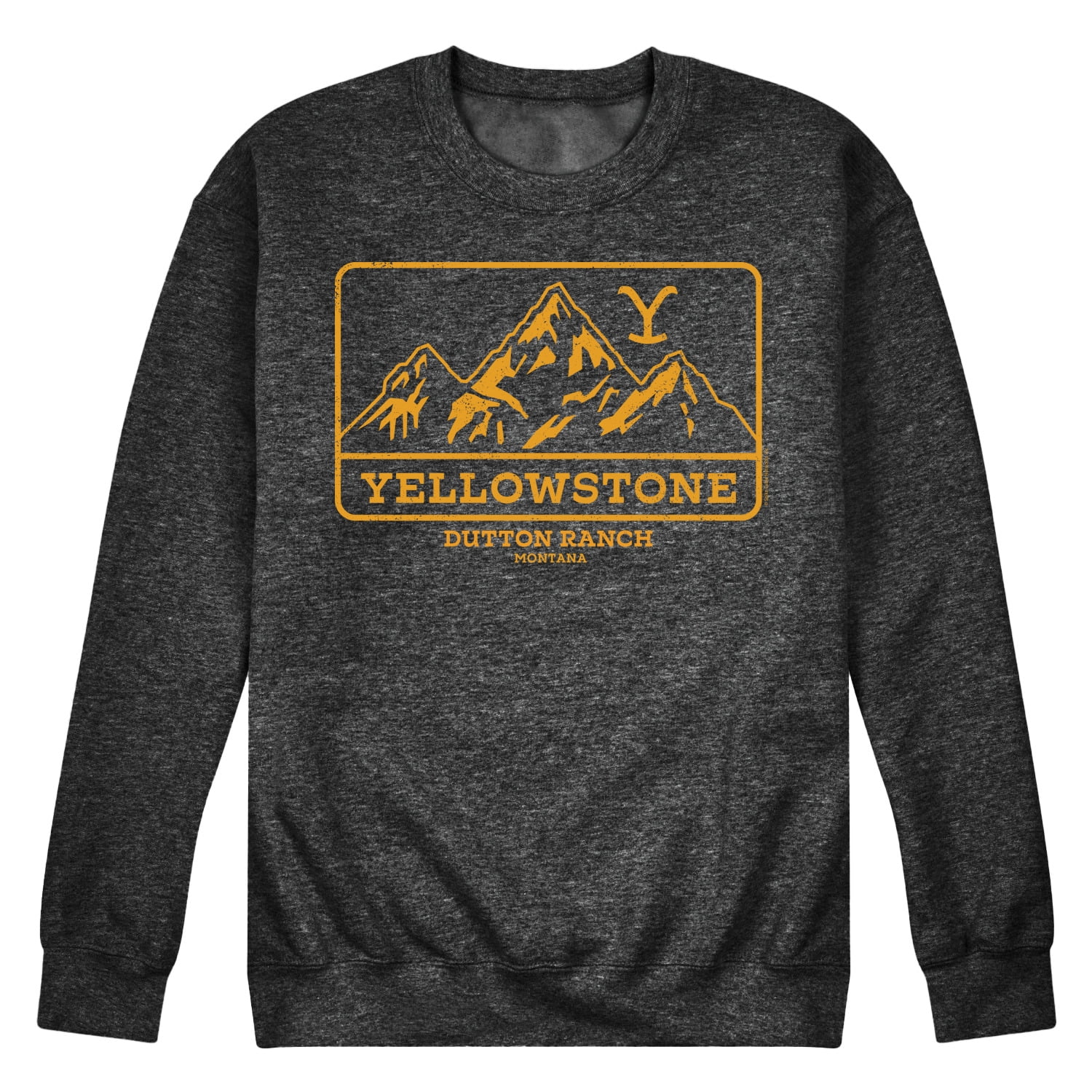 Yellowstone Yellowstone Dutton Ranch Men's Crew Neck Fleece