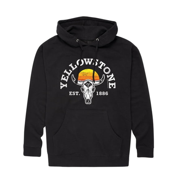 Yellowstone - Yellowstone Est. 1886 - Men's Pullover Hooded Fleece Sweatshirt