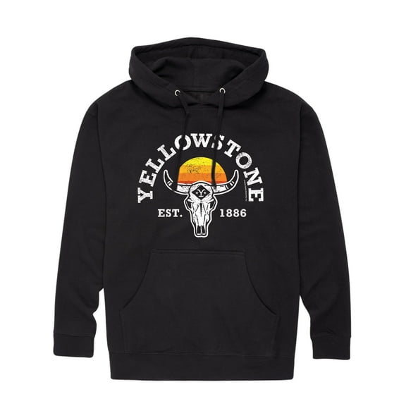 Yellowstone - Yellowstone Est. 1886 - Men's Pullover Hooded Fleece Sweatshirt