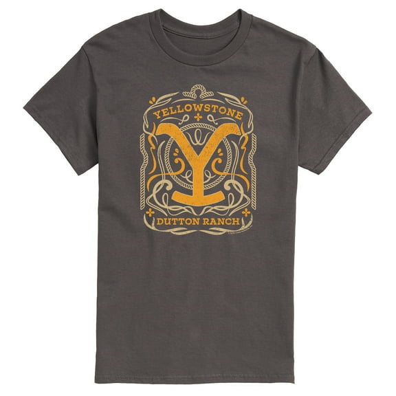Yellowstone - Yellowstone Flourish Design - Men's Short Sleeve Graphic T-Shirt
