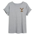 thumbnail image 1 of Yellowstone - Yellowstone Montana - Women's Oversized Graphic T-Shirt, 1 of 6