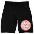 thumbnail image 1 of Yellowstone Yellowstone Ranch Brand Logo Men's Black Graphic Sleep Shorts-Medium, 1 of 7