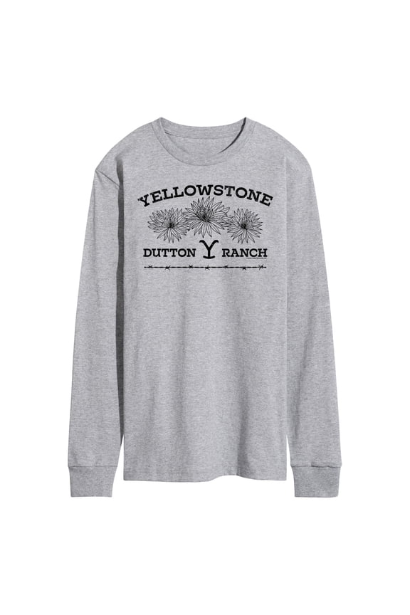- Yellowstone Wildflowers - Men's Long Sleeve T-Shirt