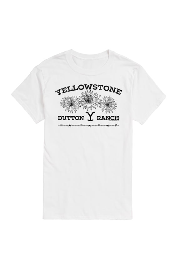- Yellowstone Wildflowers - Men's Short Sleeve Graphic T-Shirt