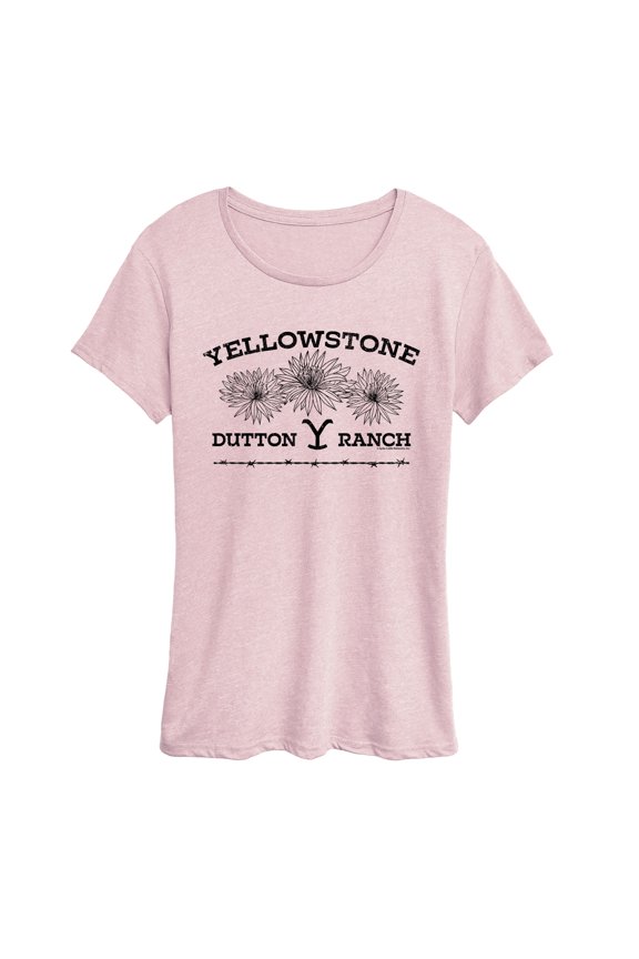- Yellowstone Wildflowers - Women's Short Sleeve Graphic T-Shirt