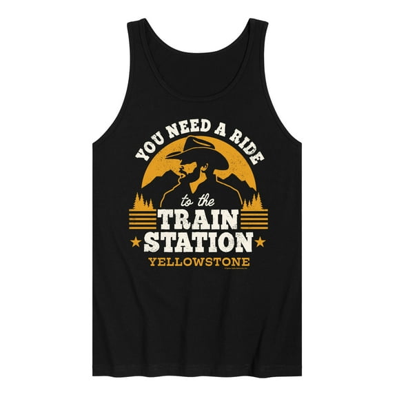 Yellowstone - You Need A Ride To The Train Station - Men's Jersey Tank Top