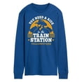 thumbnail image 1 of Yellowstone - You Need A Ride To The Train Station - Men's Long Sleeve T-Shirt, 1 of 6