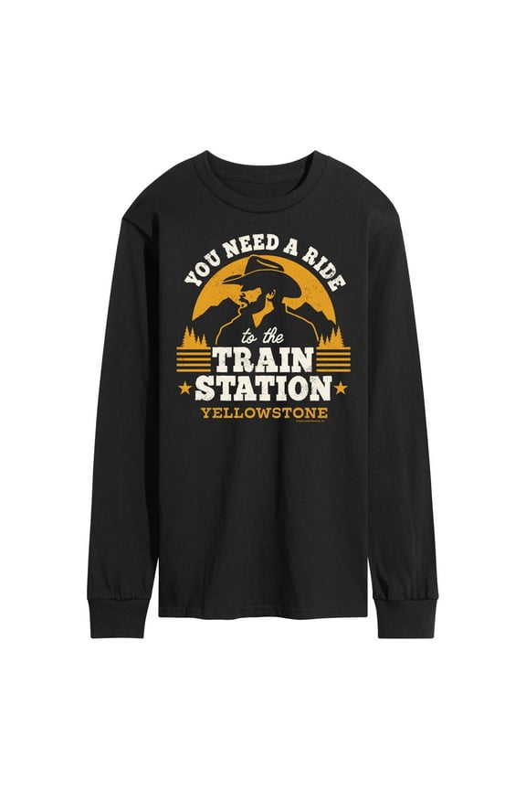 - You Need A Ride To The Train Station - Men's Long Sleeve T-Shirt